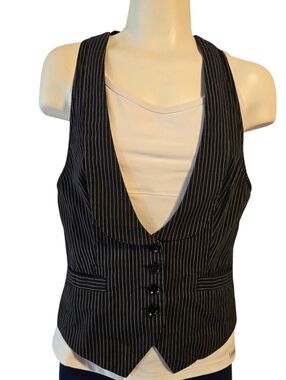 Express Pinstripe Vest Size 4